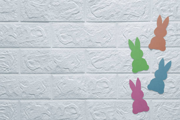 istock Preparation for holiday. Easy Easter Crafts for Kids and Adults. Copy space. Top view. 1473033686