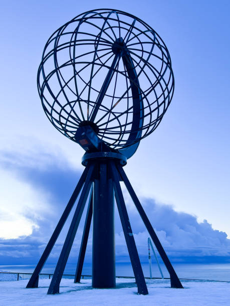 The North Cape, Norway Am Nordkap in Norwegen finnmark stock pictures, royalty-free photos & images