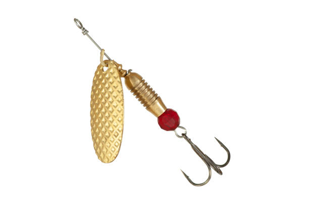 istock Fishing Spinner (Spoon Lure) Isolated on White background . 1473049694