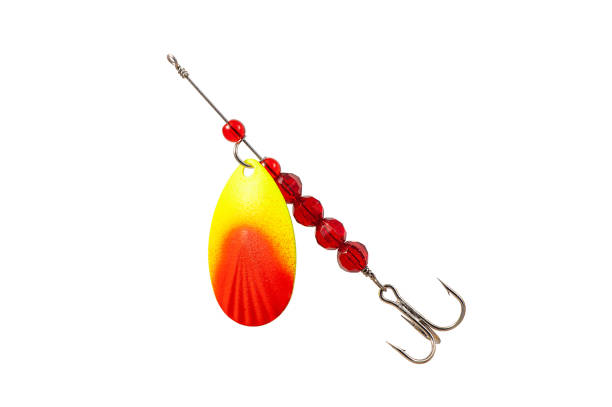 istock Fishing Spinner (Spoon Lure) Isolated on White background . 1473049696