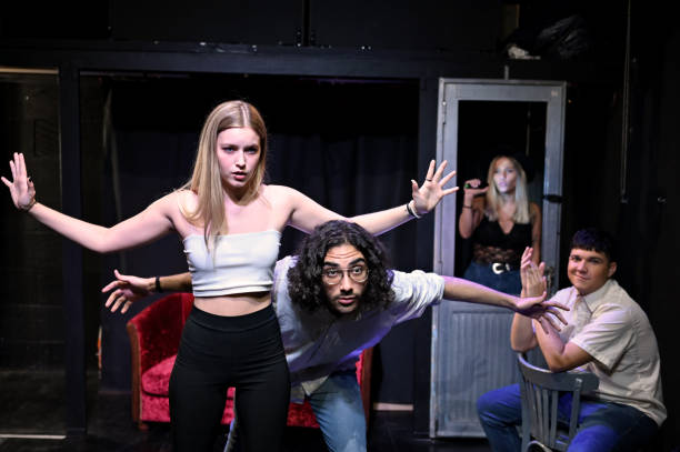 istock Young actors in a small theater 1473050856