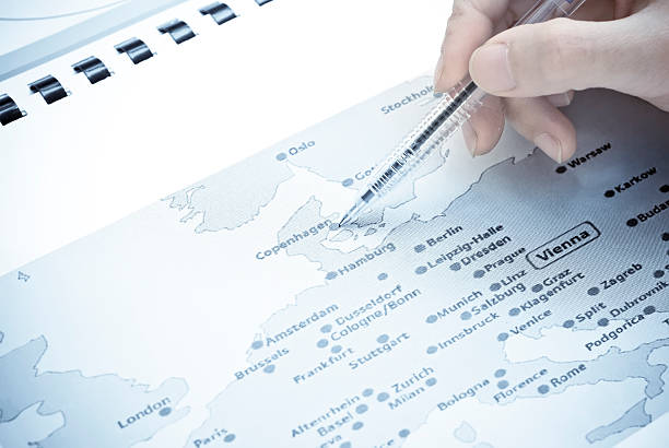 Copenhagen on Europe Map