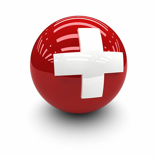istock 3D  - Flag of Switzerland 147306244