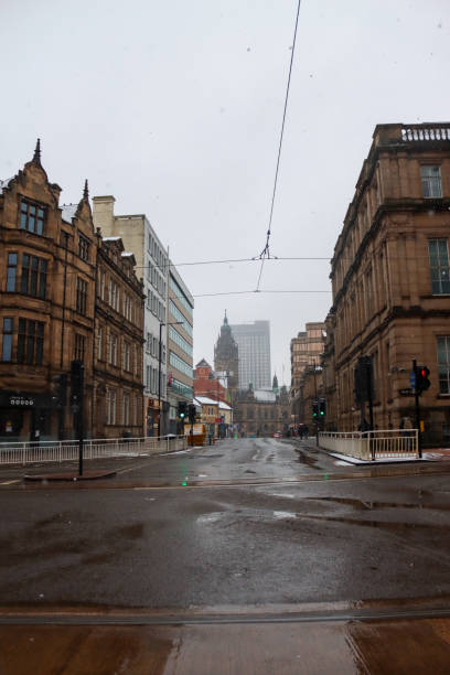 istock Snows streets in Sheffield 1473062688