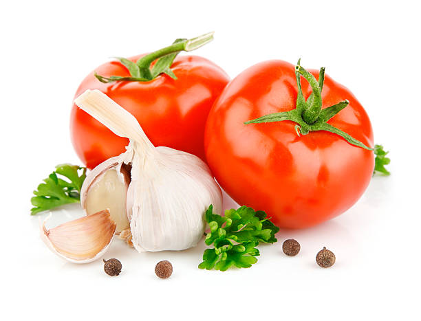 istock tomato and garlic vegetables with parsley spice 147306652