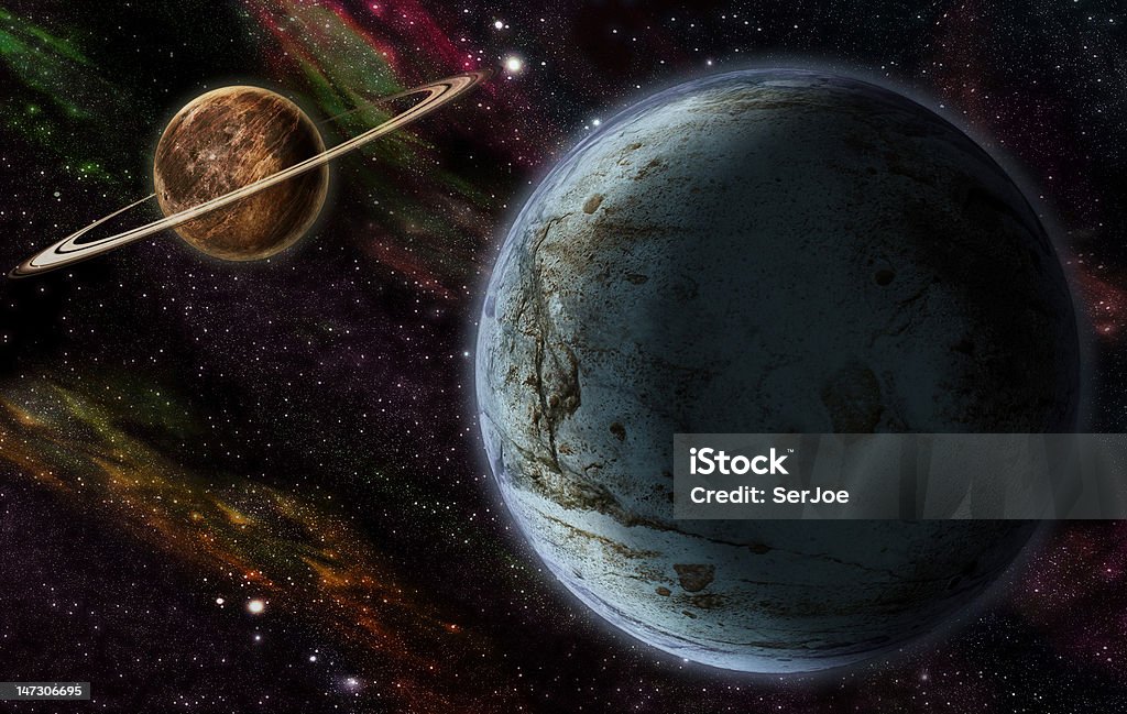 Deux planètes - Photo de Astronomie libre de droits