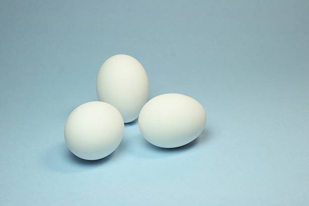 istock Trio of white eggs 147306950
