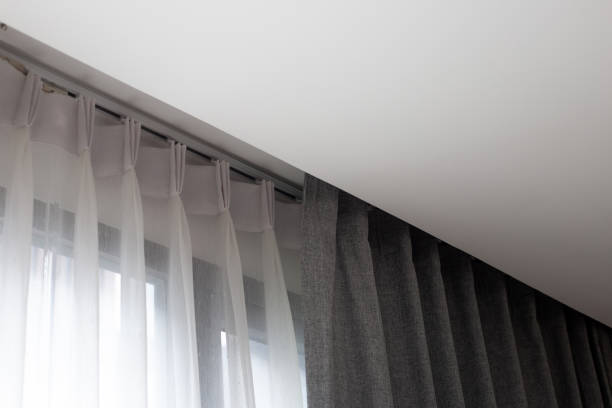 istock Curtains door or window, Room decoration interior 1473071142