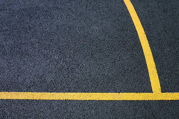 Cancha de básquetbol abstracto - foto de stock