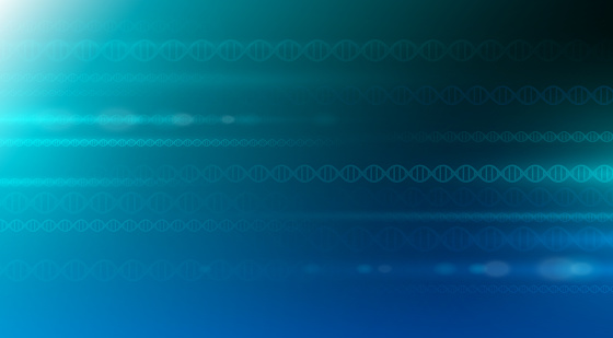 Bright Blue abstract DNA gene structure science background vector illustration