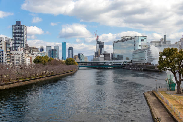 istock Scenery around Temmabashi seen from Nakanoshima, Osaka 1473074336