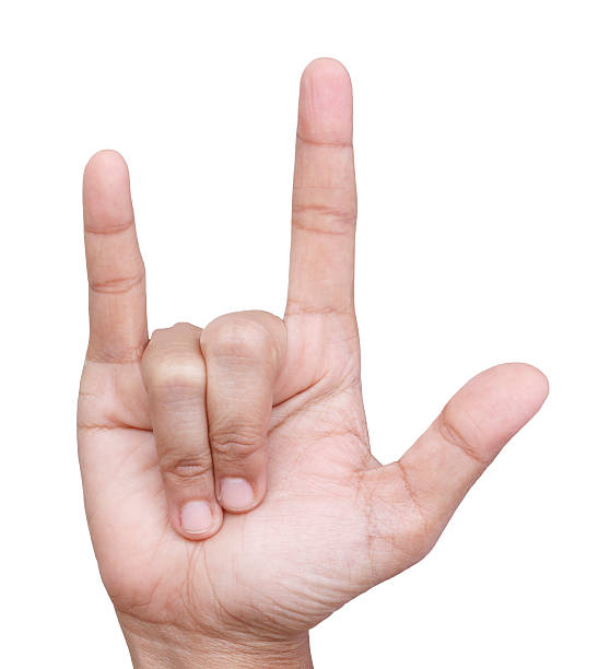 istock Hand sign language I Love You 147308329