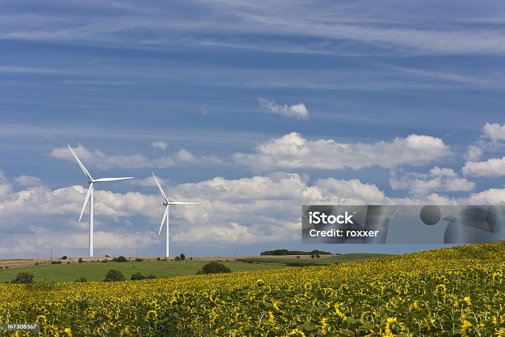 Turbine eoliche - Foto stock royalty-free di Ambientazione esterna