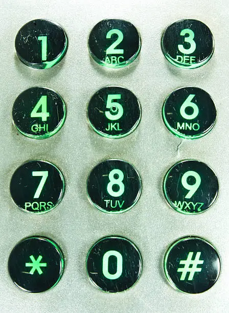 Phone keypad is in the very old.