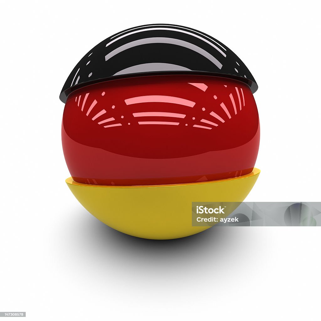 3 D-Flag de l'Allemagne - Photo de Allemagne libre de droits