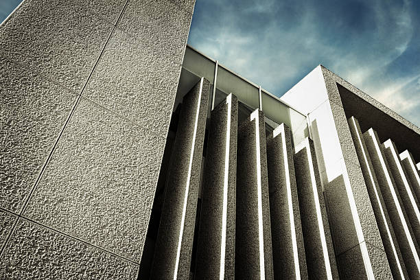istock Part of a building against blue sky 147308997