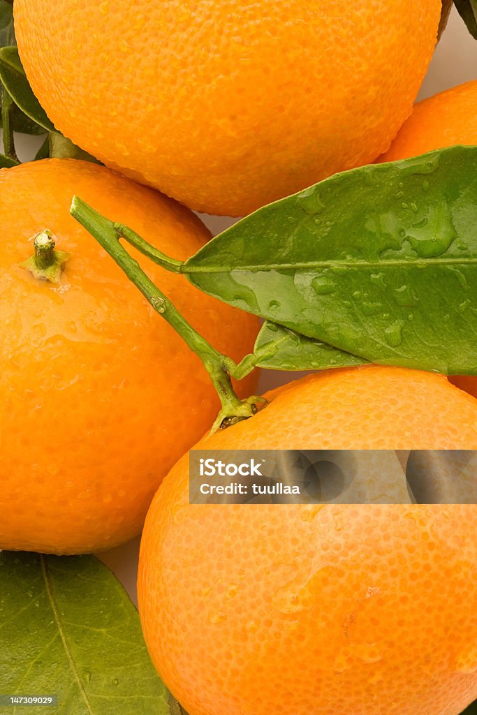 tangerine tangerine and leaf Agriculture Stock Photo