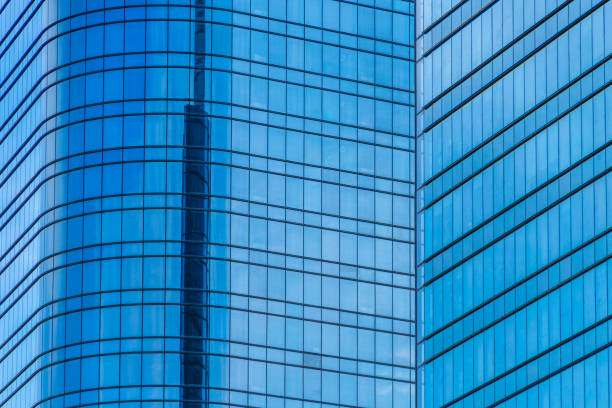 istock Urban abstract - windowed corner of office building 1473093369