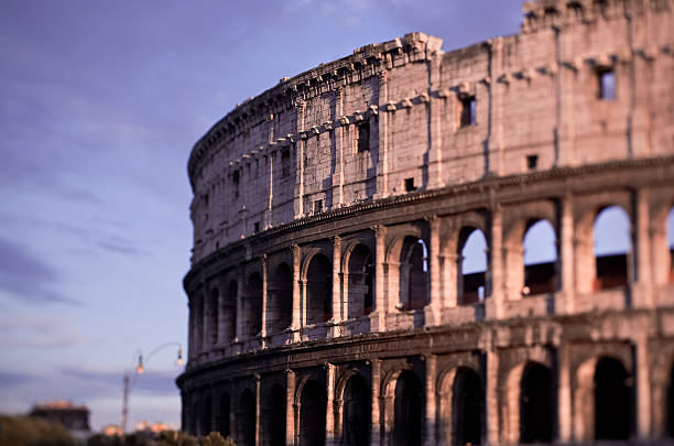 istock Colosseum of Rome through tilt shift lens 147309510