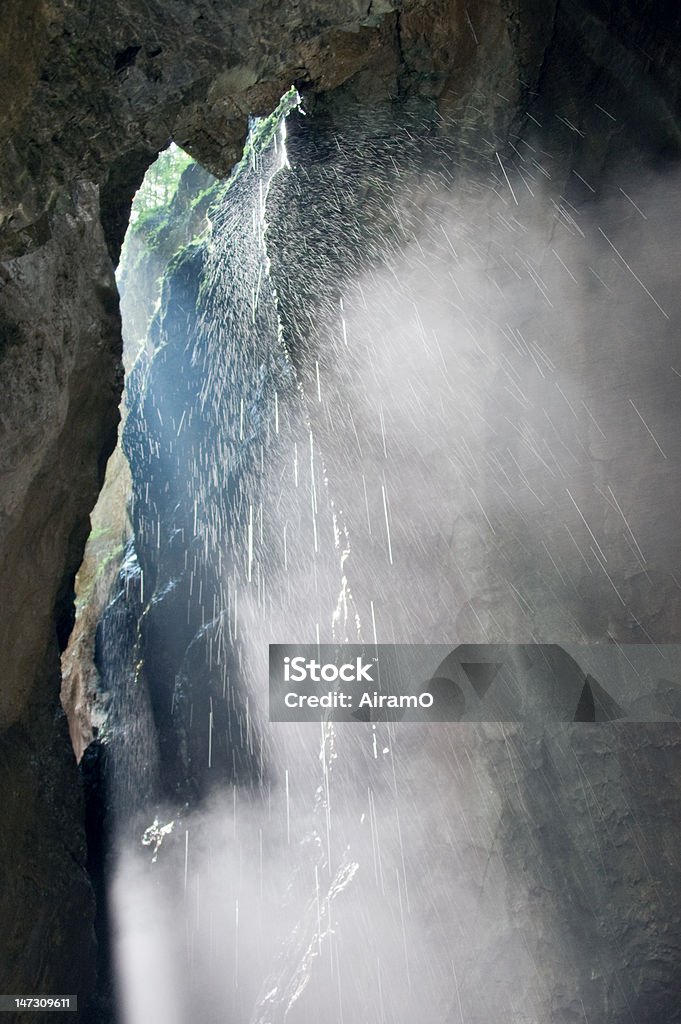 Partnachklamm, 협곡 가는 마운트 쥬크슈피체 - 로열티 프리 0명 스톡 사진