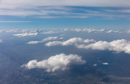 clouds seen from the plane