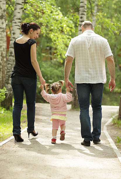istock family walking in summer park 147310010