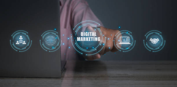 istock Action Plan business strategy Digital Marketing by computer laptop. 1473101692