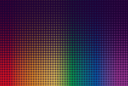 Colorful Halftone gradient background