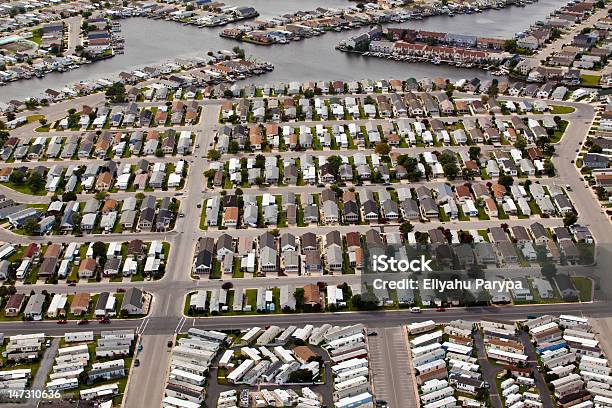 Settlement Stock Photo - Download Image Now - Maryland - US State, Residential District, Aerial View