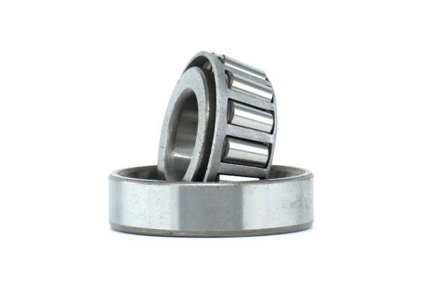 istock Tapered roller bearing over white background 1473108663