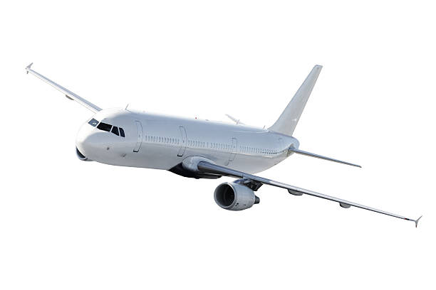 istock Isolated Airplane _ passanger  commercial 147310877