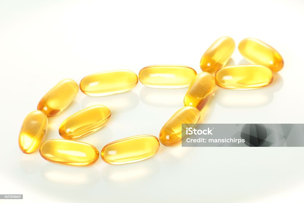 魚オイル薬 - オメガ3脂肪酸のロイヤリティフリーストックフォト