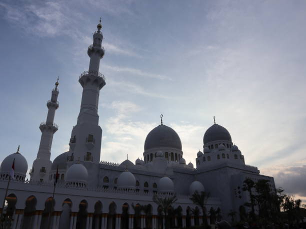 istock Evening view of the Mohammed bin Zayed mosque 1473113003