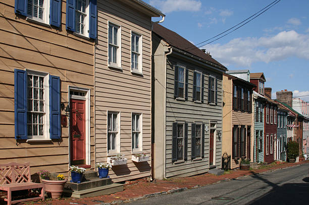 istock Colorful townhouses 147311879