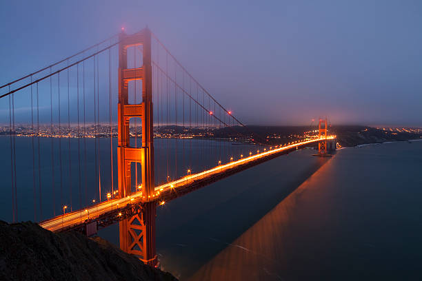 istock Evening fog over Golden Gate Bridge 147311892