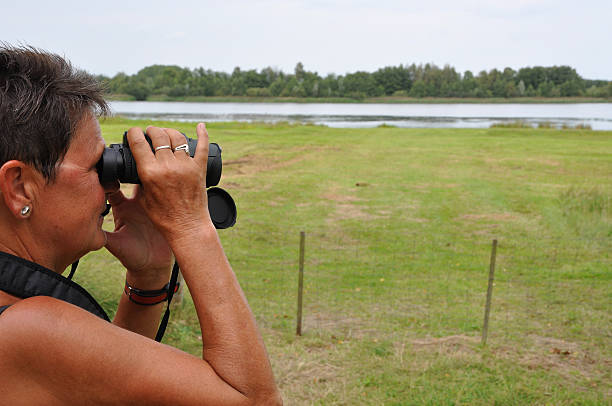 istock Senior woman birdwatching 1 147311947