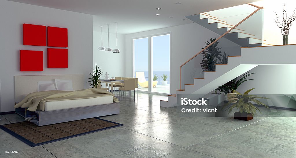 Moderno interior - Foto de stock de Cemento libre de derechos