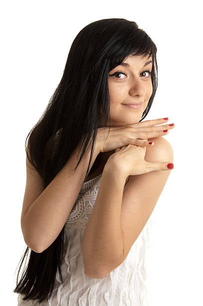 istock Beautiful brunette girl 147312259