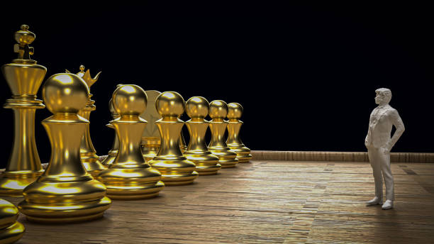 istock figure man on chess board for business concept 3d rendering 1473125041