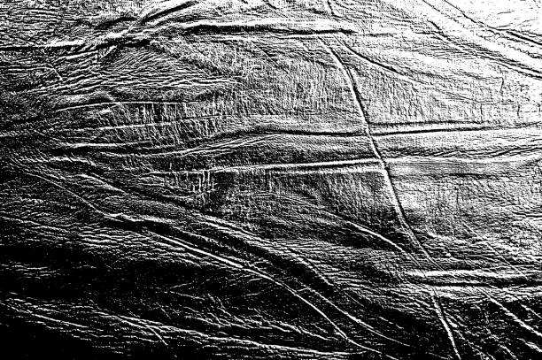 istock black and white silhouette texture background, art design 1473128757
