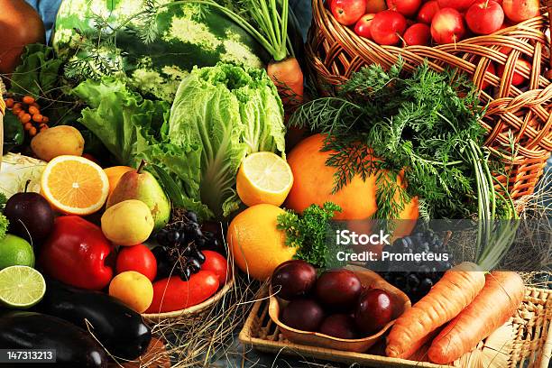 Assortment Stock Photo - Download Image Now - Apple - Fruit, Apricot, Autumn