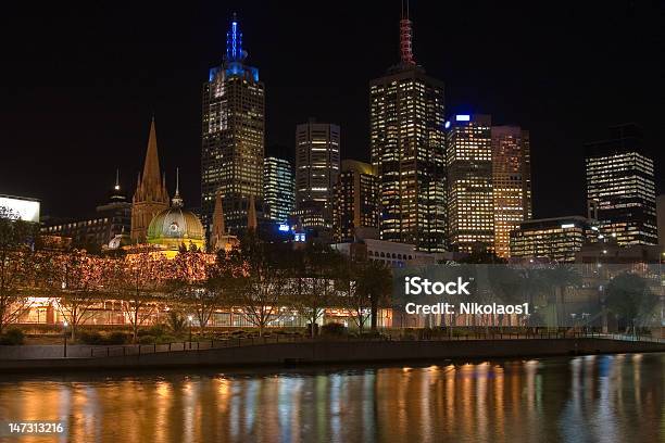 Flinders Street Skyline Von Melbourne Stockfoto und mehr Bilder von Australien - Australien, Australische Kultur, Außenaufnahme von Gebäuden