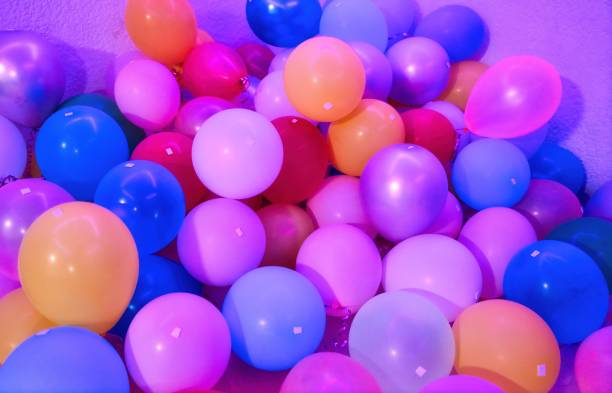 istock Set of balloons on the floor 1473133332