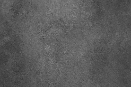 Empty concrete background Dark gray beton backdrop loft design. Copy space and top view