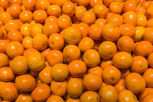 Piles of oranges