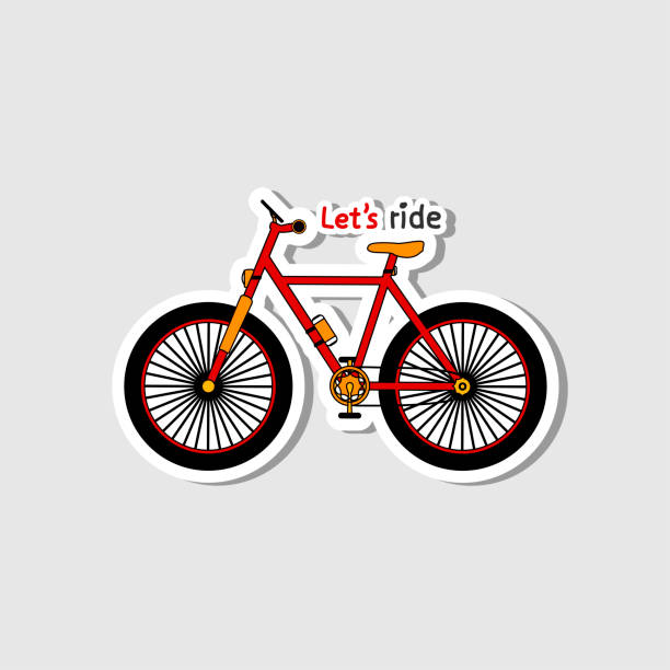 3.000+ Pegatinas Bicicleta Ilustraciones de Stock, gráficos vectoriales  libres de derechos y clip art - iStock