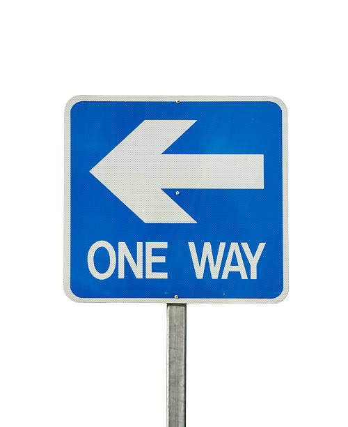 istock one way traffic sign isolated 147313980