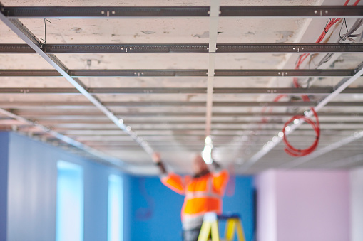 fitting a suspended ceiling