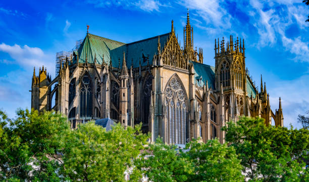 Die Kathedrale des Heiligen Stephan in Metz, Frankreich – Foto