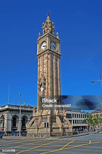 Albert Memorial Torre De Reloj De Belfast Foto de stock y más banco de imágenes de Belfast - Belfast, Azul, Cielo
